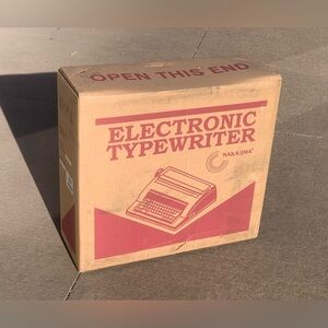 Nakajima WPT-150 Portable Electronic Typewriter Brand New In Box